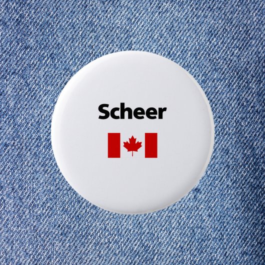 Andrew Scheer Canada Canadese vlag lichtkleur Ronde Button 5,7 Cm