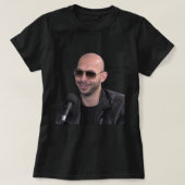 Andrew Tate is geen echt man T-shirt (Design voorkant)