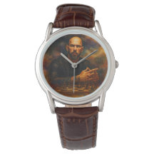 Andrew Tate Klassieke Bruine Leren Horloge
