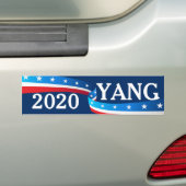 Andrew Yang 2020 President Bumpersticker (Op auto)