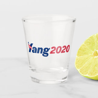 Andrew Yang 2020 presidentscampagne Shot Glas