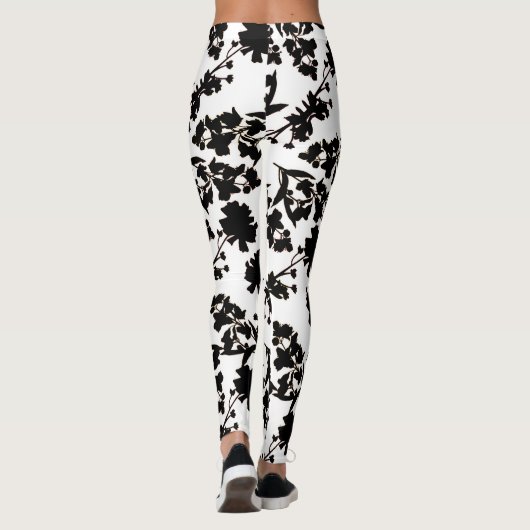 Andreya Zwart en Wit Leggings (Achterkant)