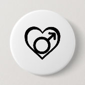 ANDROFILIE SYMBOOL - PNG.NL RONDE BUTTON 7,6 CM (Voorkant)
