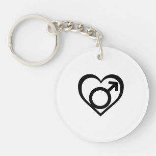 ANDROFILIE SYMBOOL -.png Sleutelhanger
