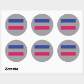 Androgyn Ronde Sticker (Vel)