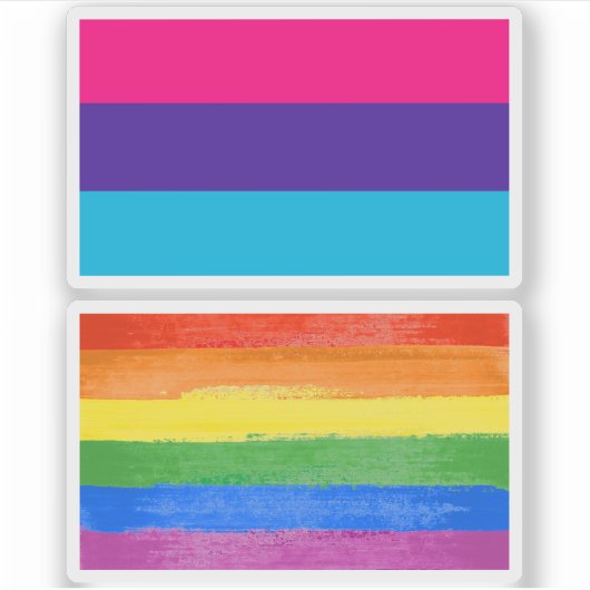 Androgyn trots sticker (Voorkant)