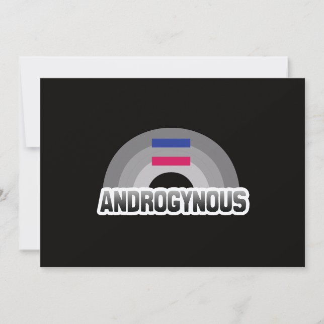 Androgyn trots zijn (Voorkant)