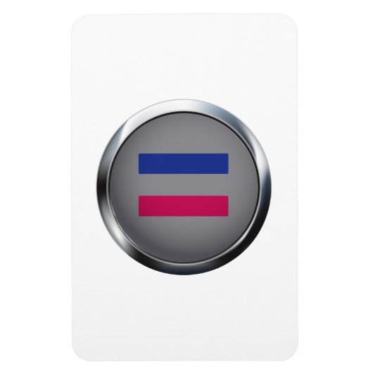 ANDROGYNE MEDAILLON MAGNEET (Verticaal)