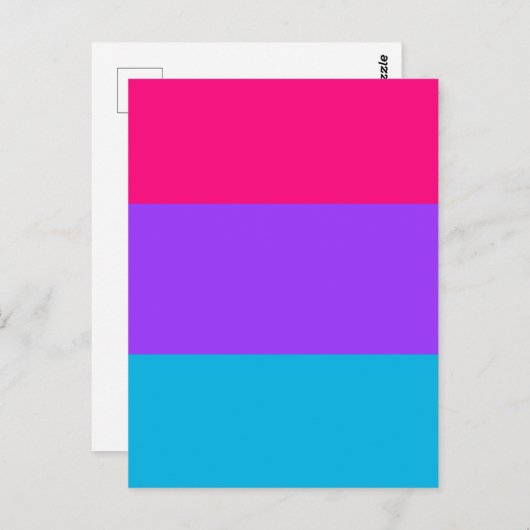 Androgyne Pride Flag Briefkaart (Voorkant / Achterkant)