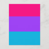 Androgyne Pride Flag Briefkaart (Voorkant)