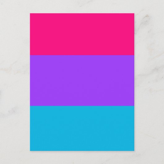 Androgyne Pride Flag  Briefkaart (Voorkant)