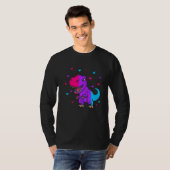 Androgyne Pride Flag Dinosaur Androgyne Flag T-shirt (Voorkant volledig)