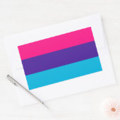 Androgyne Pride Rechthoekige Sticker (Envelop)
