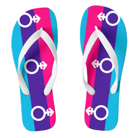Androgyne Pride Teenslippers (Voetbed)