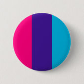 Androgyne pride vlag ronde button 5,7 cm (Voorkant)
