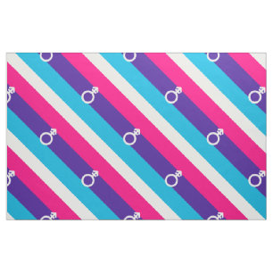 ANDROGYNE VLAG EN SYMBOOL STOF