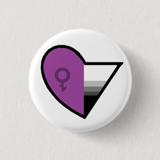 Androgynoromantisch Demisexueel Ronde Button 3,2 Cm