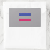 Androgynous Pride Rechthoekige Sticker (Tas)