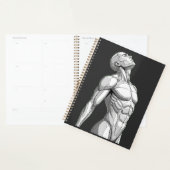 Android Anatomy: Futuristic Cyborg Daily Planner (Display)