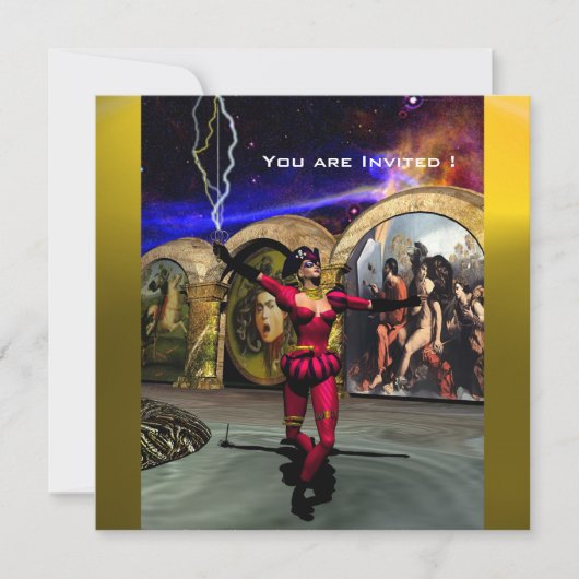 ANDROID BALLET, Red Yellow Blue Science Fiction Kaart (Voorkant)