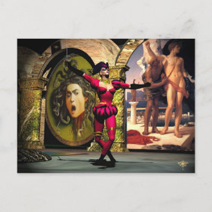 ANDROID BALLET, sciencefiction Briefkaart