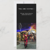 ANDROID BALLET, sciencefiction Kaart (Achterkant)