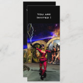 ANDROID BALLET, sciencefiction Kaart (Voorkant / Achterkant)