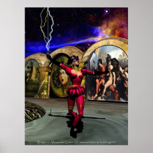 ANDROID BALLET, sciencefiction Poster