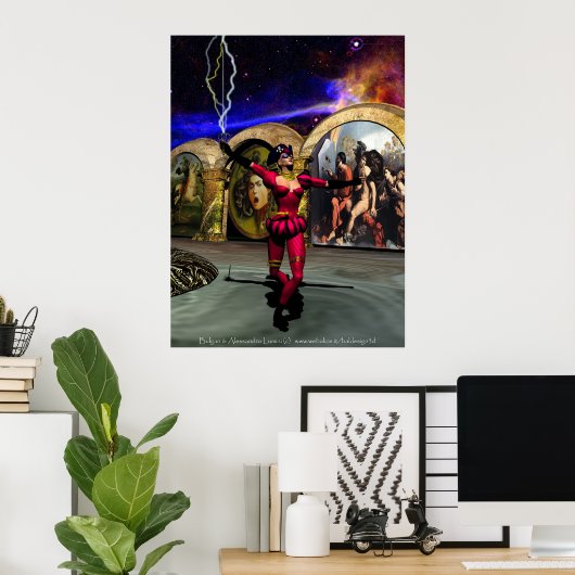 ANDROID BALLET, sciencefiction Poster (Thuiskantoor)