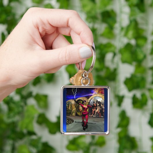 ANDROID BALLET, sciencefiction Sleutelhanger (Hand)