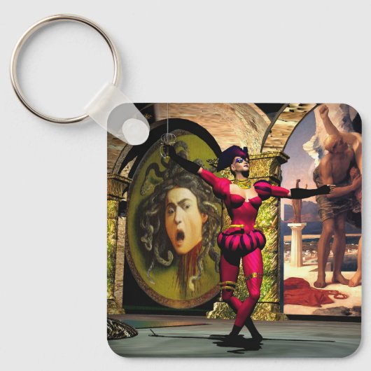 ANDROID BALLET, sciencefiction Sleutelhanger (Voorkant)