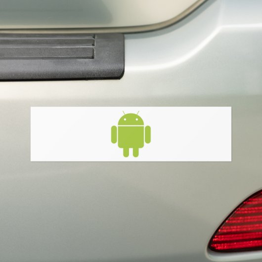Android Bumpersticker (Op auto)