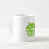 Android Cupcake Koffiemok (Voorkant links)