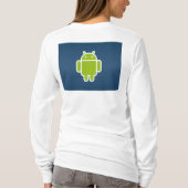 Android Dames op maat T-shirt (Achterkant)