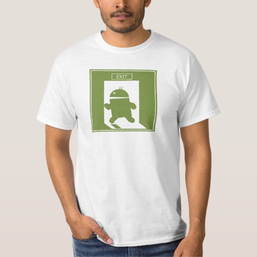 android escaping t-shirt (Voorkant)