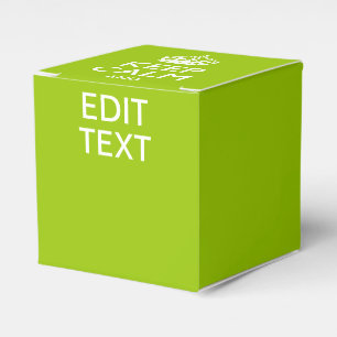 Android Green Style houdt kalm en Jouw tekst Bedankdoosjes