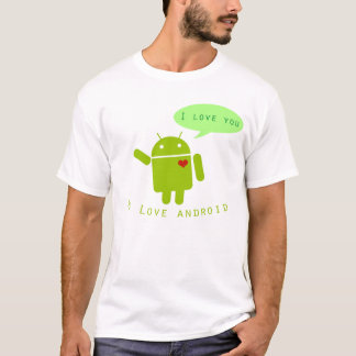 Android - Ik hou van Android T-shirt