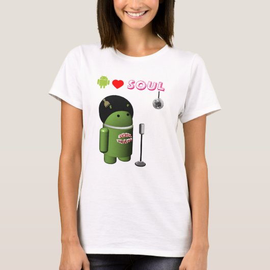 Android Love SOUL T-shirt (Voorkant)