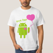 Android Mannen T-Shirt (Voorkant)