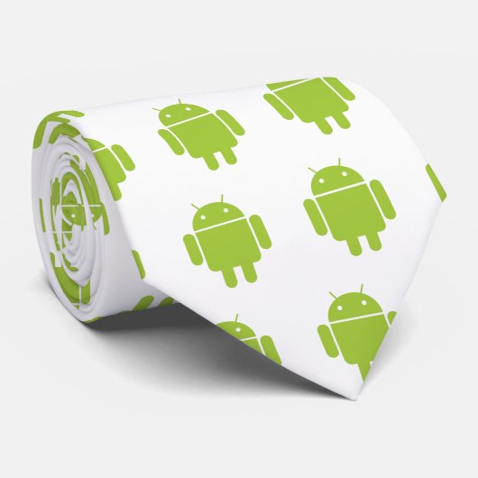 Android on White Stropdas (Opgerold)