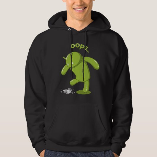 Android Oops V.2 Hoodie (Voorkant)