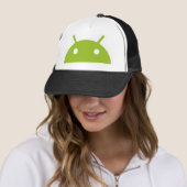Android Peeking Trucker Hat Trucker Pet (In situ)