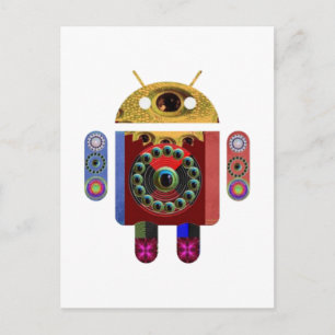 ANDROID-robot Briefkaart