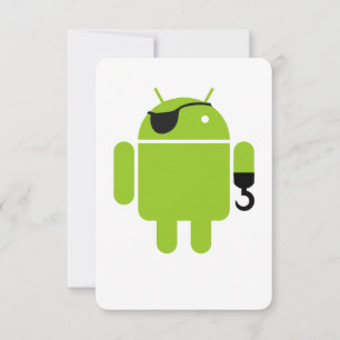 Android Robot Mighty Pirate