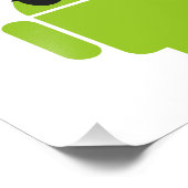 Android Robot Mighty Pirate Foto Afdruk (Hoek)