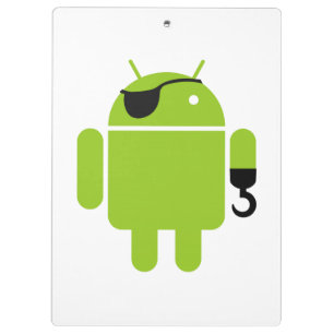 Android Robot Mighty Pirate Klembord
