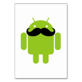 Android Robot Mustache Kaart (Voorkant)