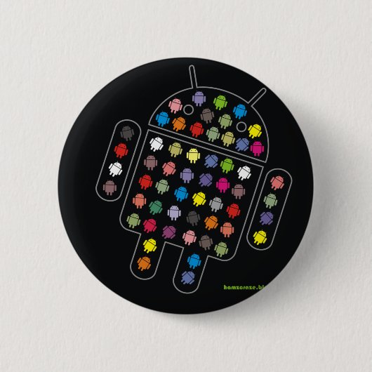 Android Ronde Button 5,7 Cm (Voorkant)