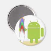 Android Surfer Magneet (Voorkant / Achterkant)