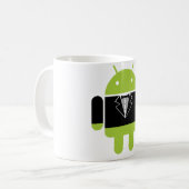 Android Tux Koffiemok (Voorkant links)